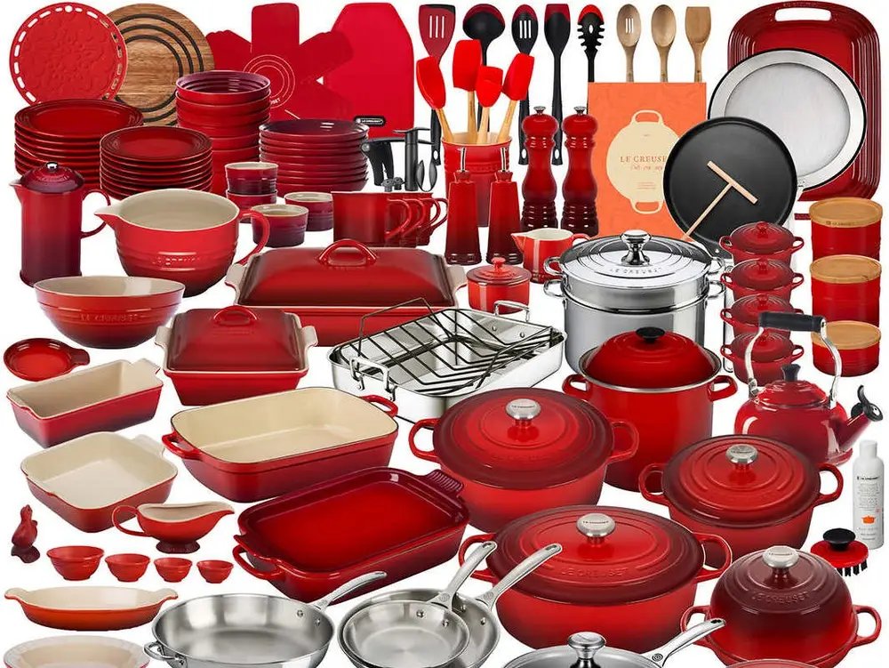 Costco is now offering a 157-piece Le Creuset set for $4,500 that arrives at your home on a PALLET

Probably every kitchen item you will ever need. Worth it?