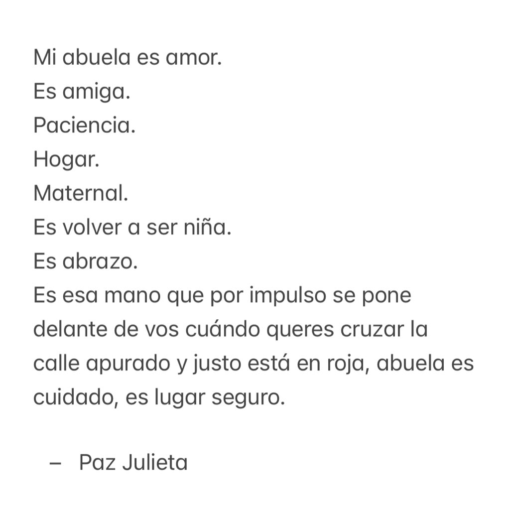 “Mi abuela es…”