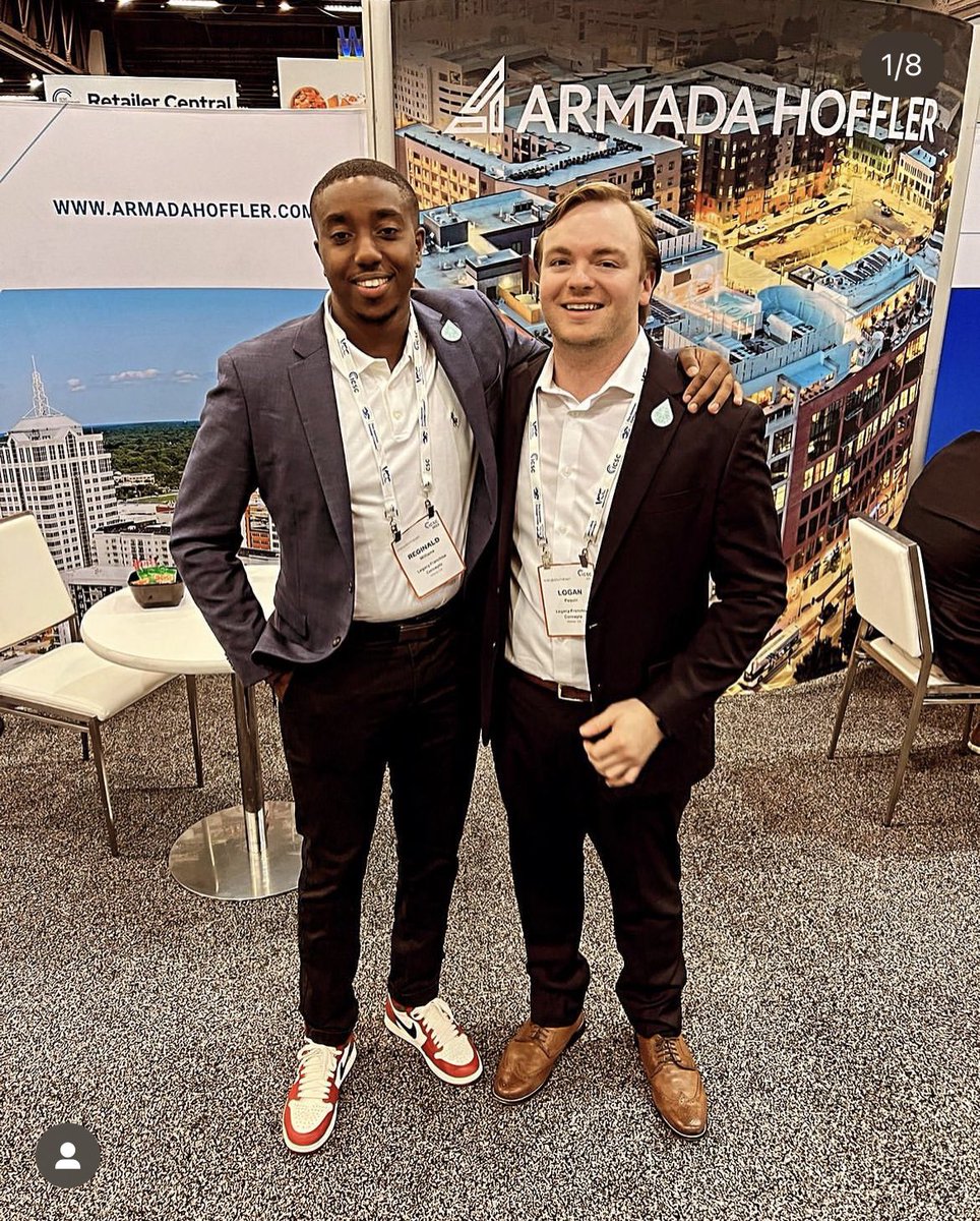 LoganPaquin's tweet photo. Representing Legacy Franchise Concepts at #ICSCSoutheast and it’s like a high school reunion in the commercial real estate world. The Pareto Principle in action - 20% of the industry closing 80% of the deals. 

#CRE #ICSC #SweatHouz #LFC #Dogtopia https://t.co/XXFTBxfZTq