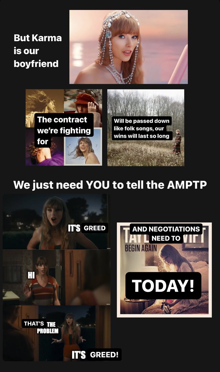 I explained the SAG-AFTRA strike in Swiftie terms. Hope this helps!