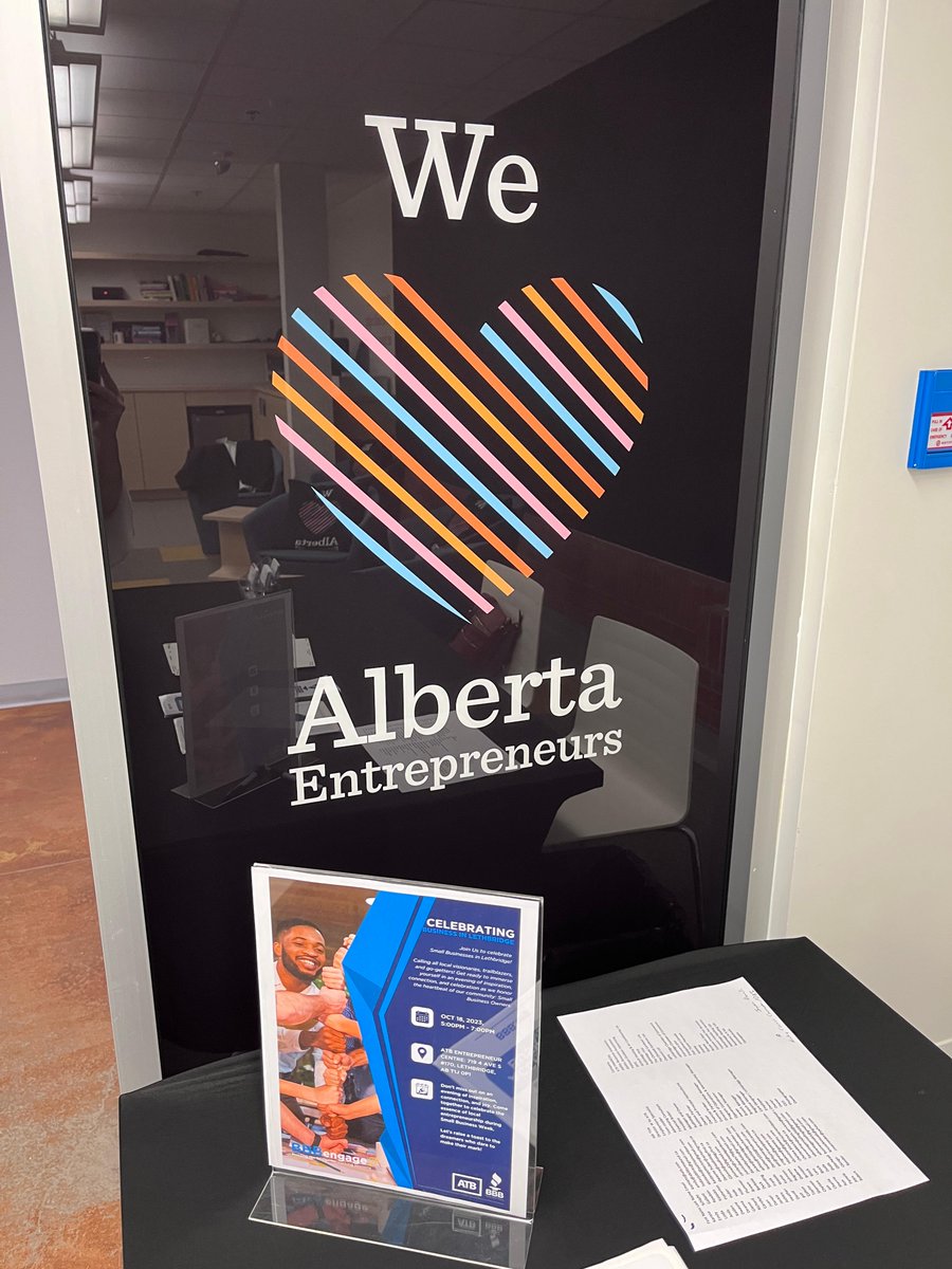 BBBAlberta's tweet photo. Tonight, join the BBB and ATB and celebrate the local entrepreneurial spirit of small businesses for Small Business Week!

#smallbusinessweek #atbfinancial #bbbaccredited https://t.co/aQCVLViWgE