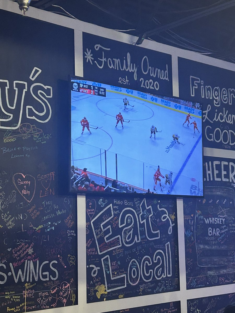 Penguins are on tonight at Fat Eddys! #techwell