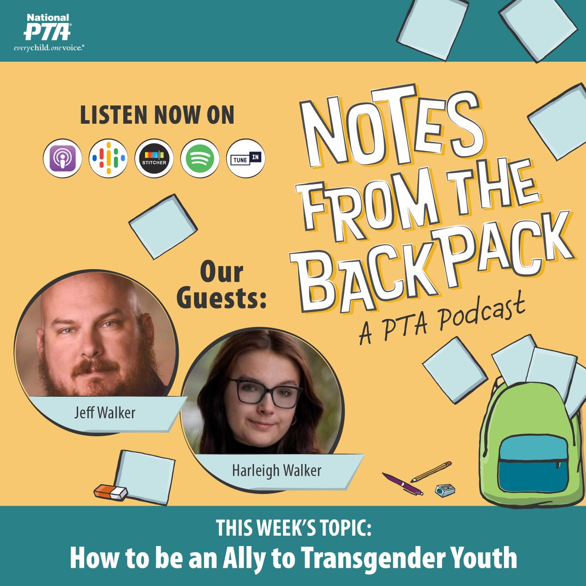 SCCPTA1's tweet image. As anti-LGBTQ legislation continues to impact schools around the country, how can we advocate for and with transgender youth? @NationalPTA #BackpackNotes   pta.org/the-center-for…