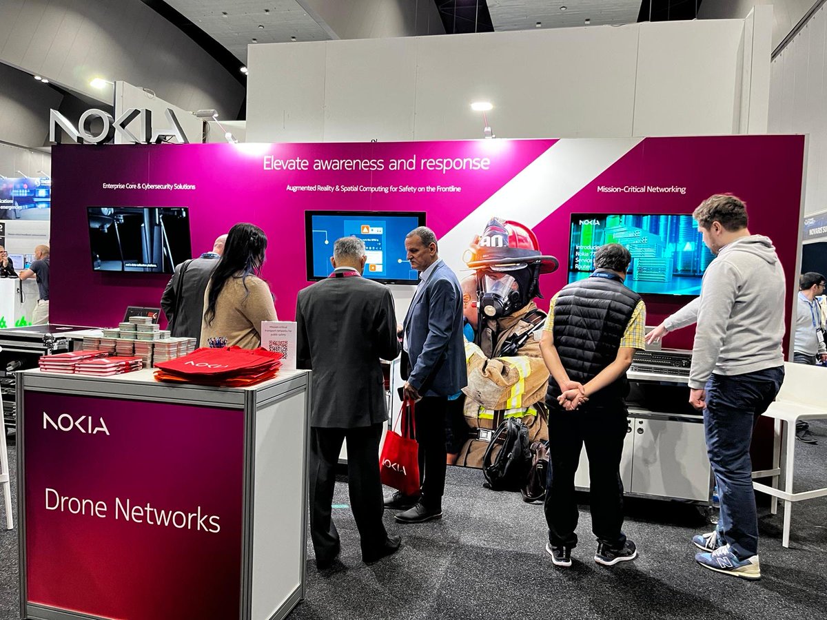 nokiaindustries's tweet photo. Join #Nokia at Booth 11 for our last day at #CommsConnect in Melbourne, Australia. Our team is excited to demonstrate our #missioncritical broadband comms, tailored for #government, #publicsafety & #industrial.
Learn more: https://t.co/FWXjqnxWZ6
@CommsConnectANZ #critcomms https://t.co/4pQLPCDJGQ
