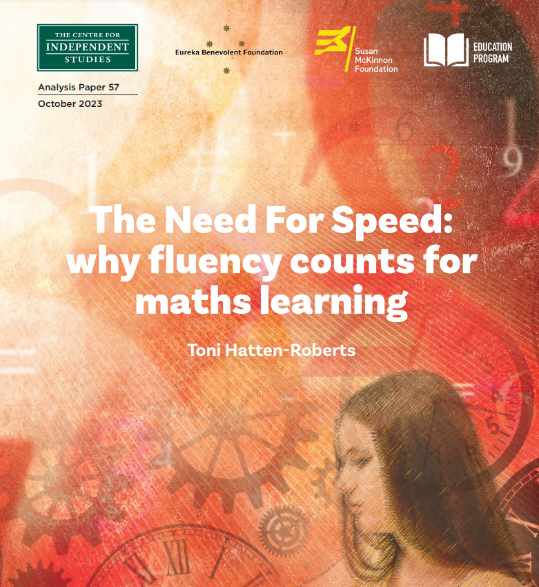 CISOZ's tweet photo. [New Paper] "The Need For Speed: why fluency counts for maths learning" by Toni Hatten-Roberts.

Analysis shows 46% of 15-year-olds do not meet the national standard of proficiency in maths. Some classic rote memorisation would help. 

https://t.co/Cv5ijDsnyV https://t.co/vPNs6oHrMF