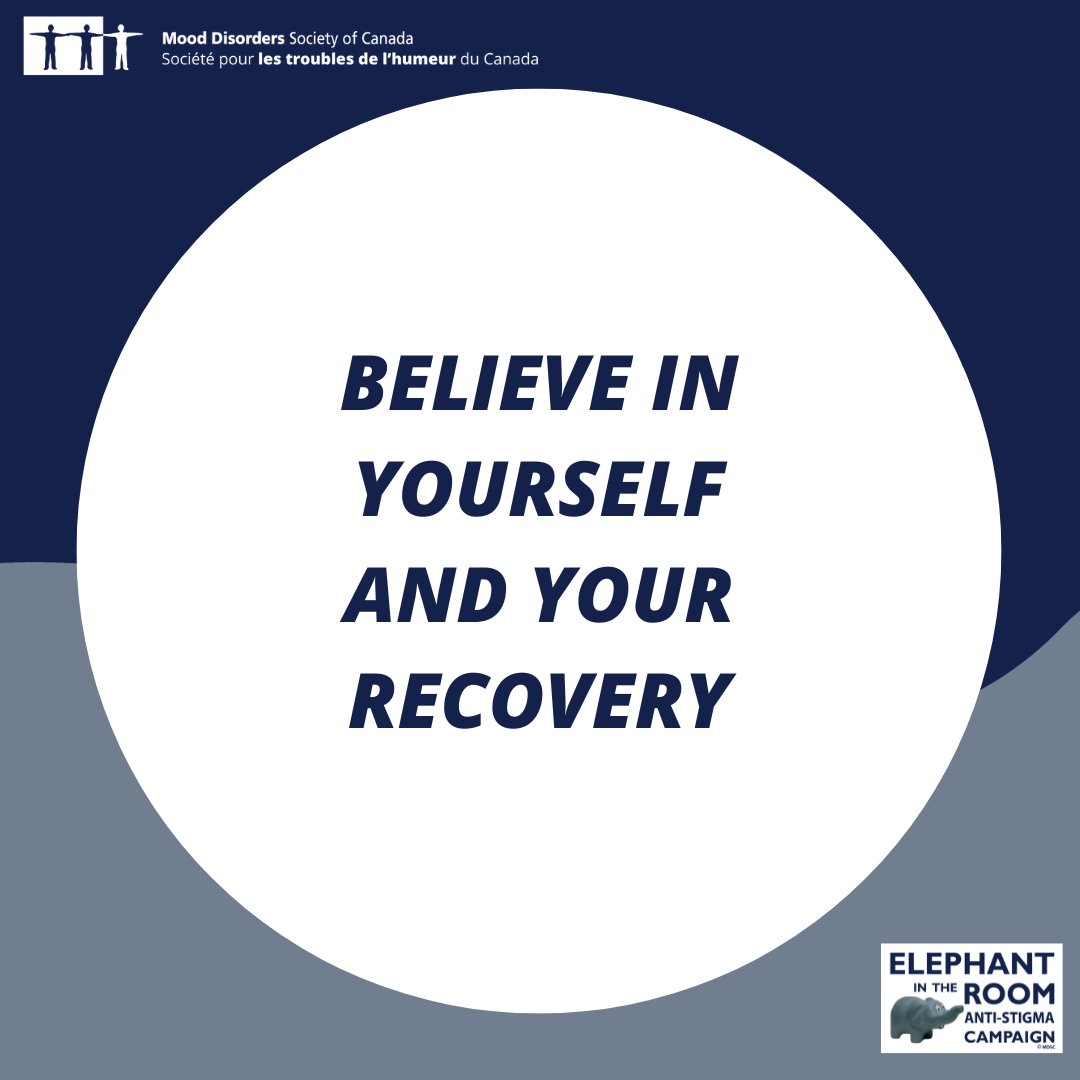 Every journey of treatment begins with self-belief. Let's address the elephant in the room and change the narrative! #EndTheStigma 🐘