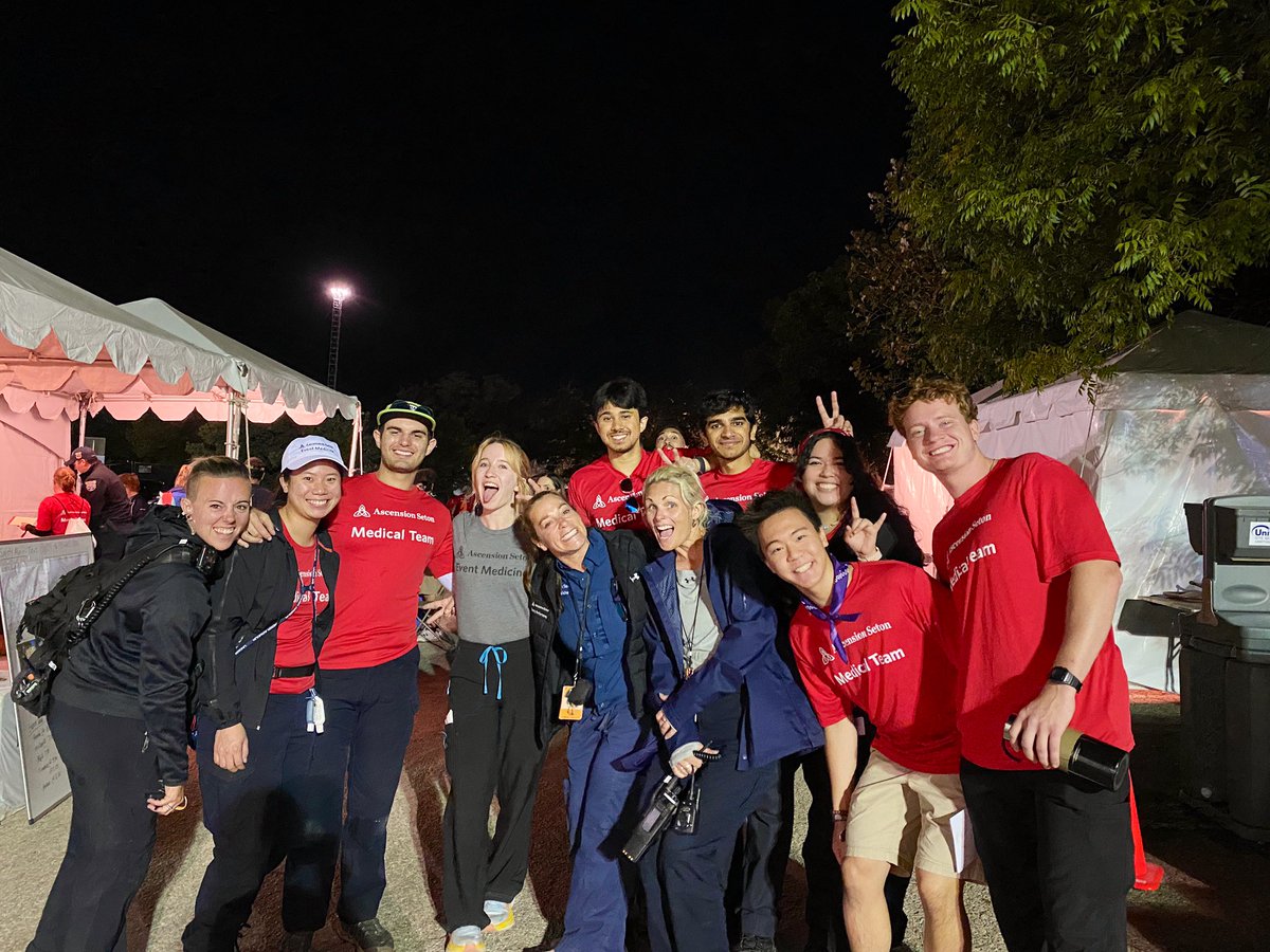 UTLonghornEMS's tweet photo. Longhorn EMS volunteered at @aclfestival with the @AscensionSeton Event Medicine Team these past two weekends! Thank you to our 30 EMTs for providing medical care and ensuring our concertgoers were safe and healthy! 🎤🚑⭐️ https://t.co/mzgsnoGpu9