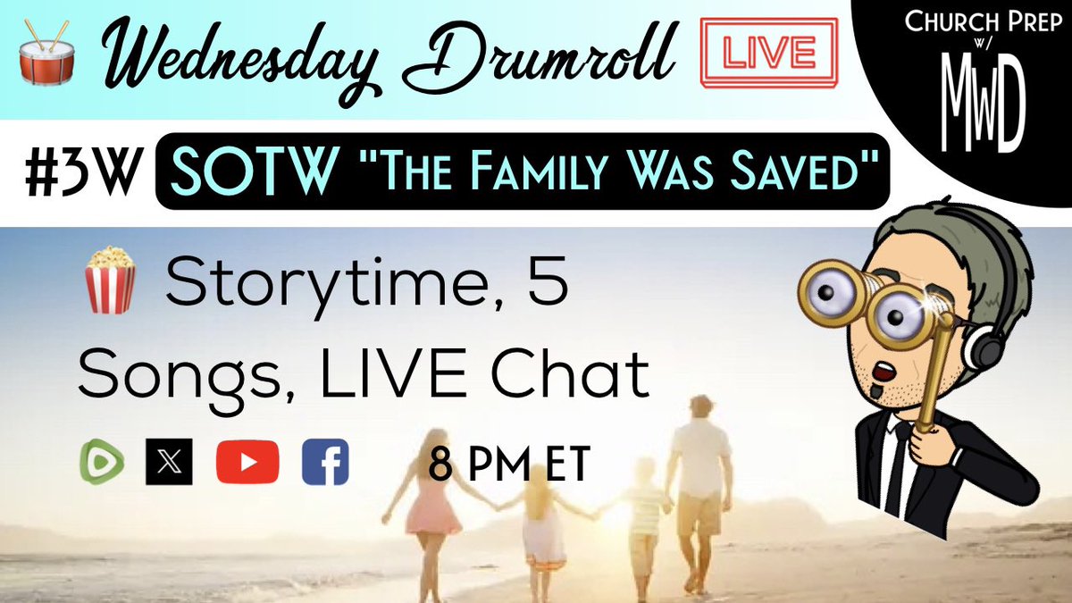 MarkWDouglas's tweet image. ✅ Going LIVE here @ 8 PM ET #Christianity #churchprep #Church #biblical #family