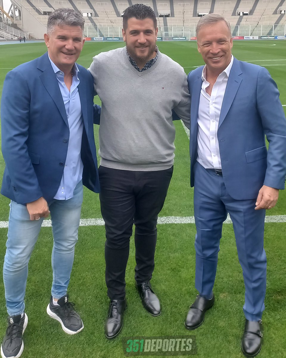 351Deportes's tweet photo. 👏🏻 ¡SE CRECE ESTANDO JUNTOS!

🏟️ Andrés Fassi, Luis Fabián Artime y Juan Manuel Cavagliatto, juntos en el lanzamiento de modernización del Mario Alberto Kempes.

⚽️ El presidente de #Talleres, #Belgrano e #Instituto se mostraron satisfechos y pidieron ir por más. https://t.co/3WBbDLHdkl