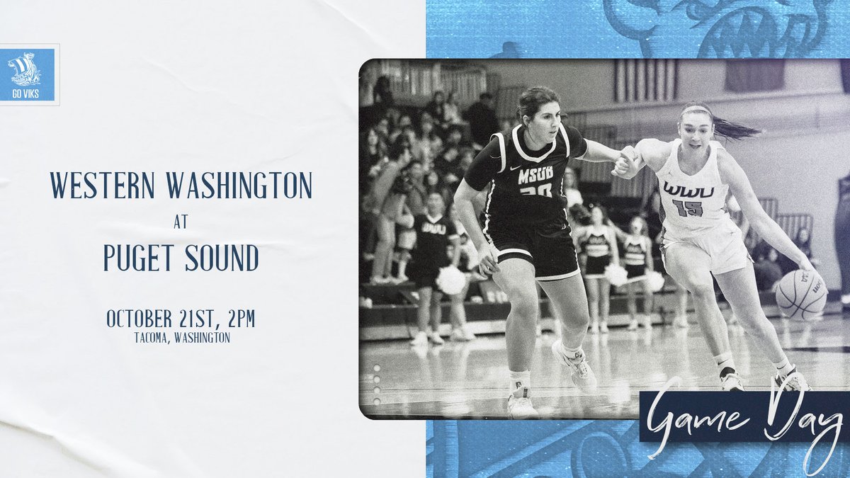 W🏀| GAME DAY

<a href="/WWUbasketball/">WWU Women's Basketball</a>  has a preseason exhibition game against Puget Sound this afternoon at 2pm in Tacoma. GO VIKS!🤘

Because it's an exhibition game there will be no stats or webstream of the game.