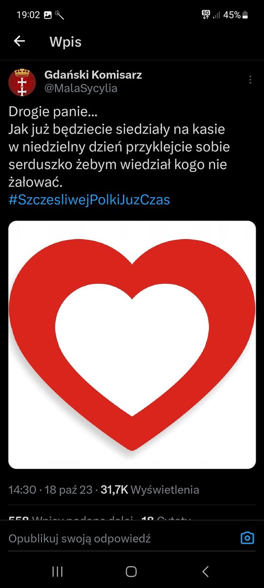 tomek1szy's tweet photo. @13Tomasz @ulchurska @no_kopaczan Chuj araba im w dupę 🥰 https://t.co/De4AVY3jyY