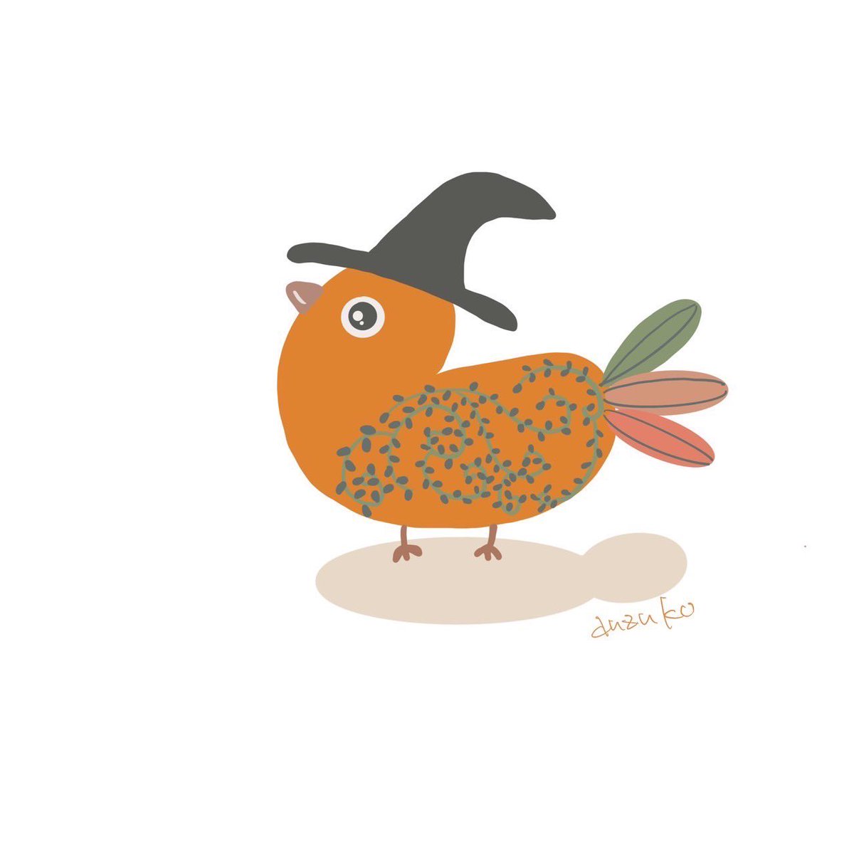 mint_pome's tweet photo. #鳥イラスト
#かわいいイラスト
#bird
#イラストレーター
#illustration
#ipad
#procreate 
#Autumn
#ハロウィン
#Halloween https://t.co/hp1fqzMC0o