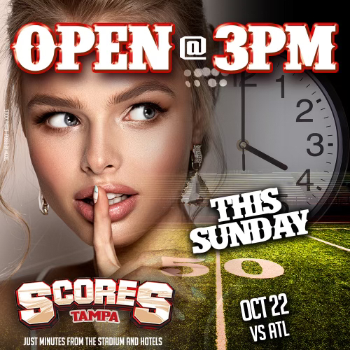 ScoresTampabay's tweet photo. Tampa’s Sexiest Game Day Party!!!
OPEN at 3pm this SUNDAY
- Full liquor bar
- Five-star menu til 2am
- Just 2 blocks south of Raymond James Stadium⠀
#falconsvsbucs #gobucs #tampa #footballinparadise #tampabay #dirtybirds https://t.co/CWMon36UgH