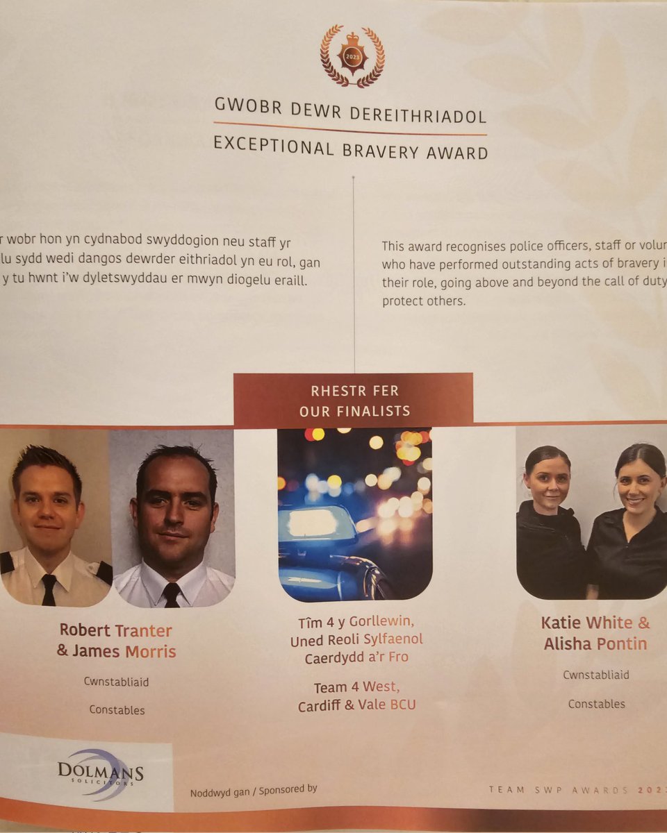 #PROUD & #HUMBLED to be sat amongst inspirational & courageous colleagues today at the #TeamSWP Awards 🏆

I'm sat on the HEROISM table amongst Officers who have literally put themselves in imminent danger, performing outstanding acts of bravery, to save lives & protect others
