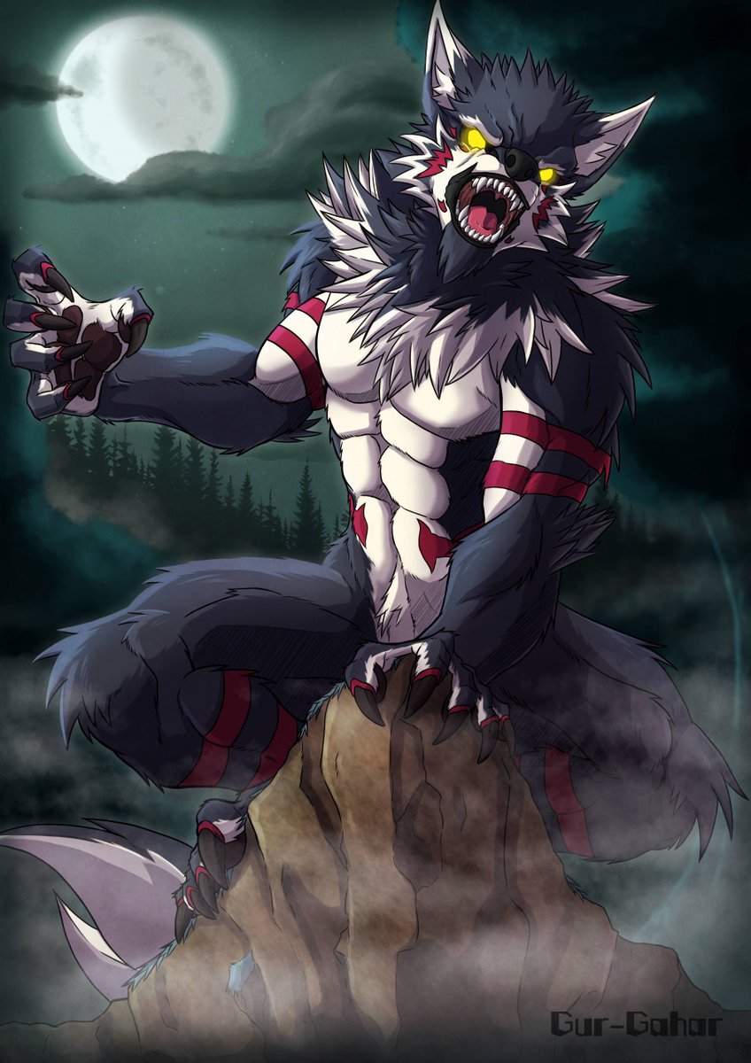 Last werewolf wednesday of the spooky month... But the most important day is about to come! >:3