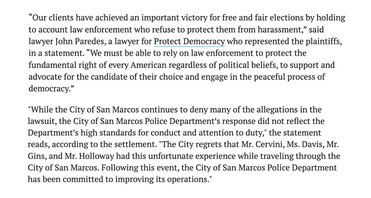 Statement from counsel @ericjohnparedes via @McGeeReports for @TexasTribune