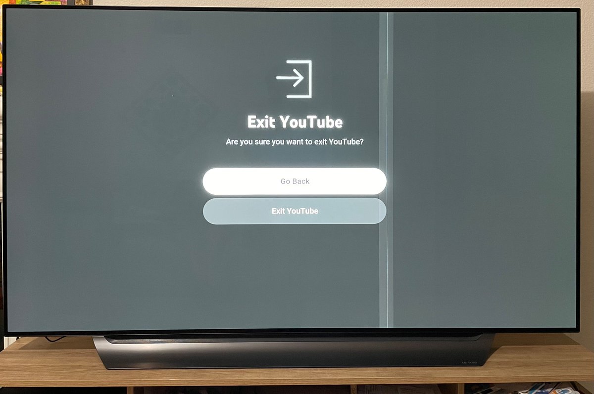 chiraggajjar84's tweet photo. My 65” LG C8 OLED TV got a white vertical line on the screen. This is LG’s premium TV &amp; has less than 5000 hours of usage, but LG won’t do anything since it’s out of warranty! These “premium” TVs are not reliable!!
#LifesGoodButTvIsn’t

@LGUS @LGUSSupport https://t.co/lFaoFXMgaw