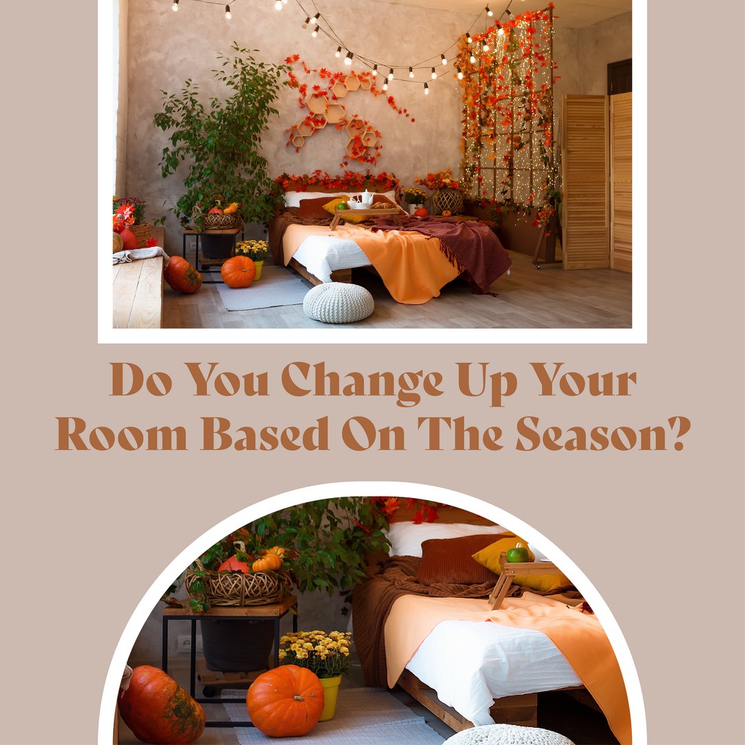 Whether it be changing up your pillows and throws or adding gourds and leaves, do you change up your room based on the season? #FallDecor
#ROGD #DistinctivelyDifferent #UTHomes #EveryONEIsAwesome #OpeningDoors