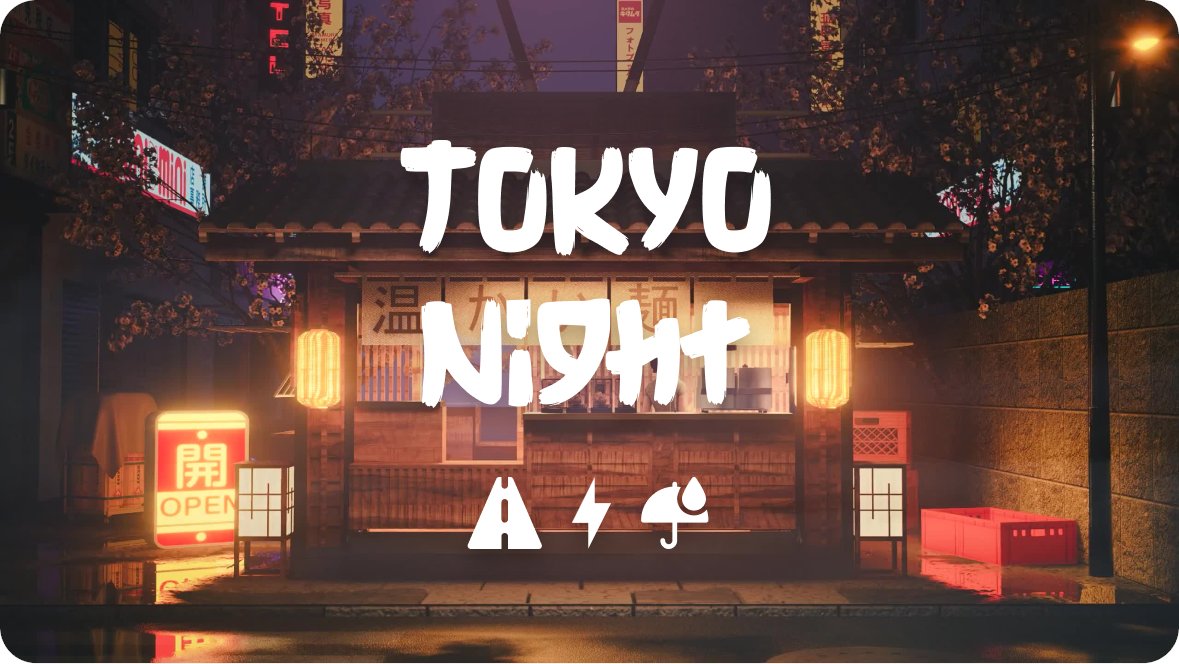 New set 'Tokyo Night' is now available and free for the next 7 days! 🎌