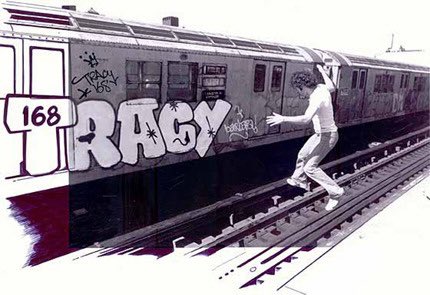 Lei_Takanashi's tweet photo. Rest in Peace Tracy168. 

Just saw KET break the news. He passed away on Sept. 3, 2023. 

A subway graffiti pioneer. The inventor of “Wild Style.” One of the illest muralists to ever bless a wall in NYC. That character remains untouchable. https://t.co/cv7dZajYKA