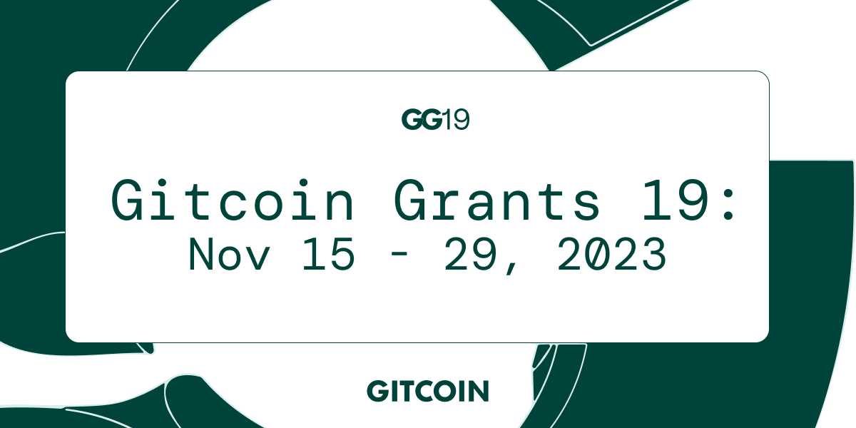 gitcoin's tweet image. 📆 SAVE THE DATE 📆
Mark your calendars for #GG19! Be on the lookout for more details to follow in the coming weeks🫡
Let’s Fund What Matters. Together🍃