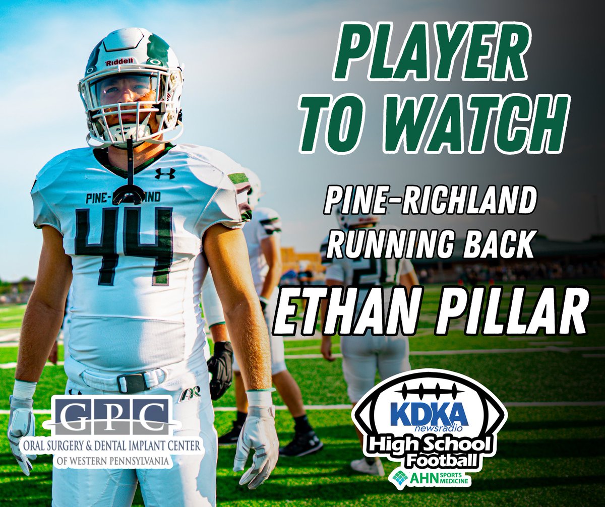 100.1 FM and AM 1020 KDKA (@kdkaradio) on Twitter photo 𝙋𝙇𝘼𝙔𝙀𝙍 𝙏𝙊 𝙒𝘼𝙏𝘾𝙃
<a href="/gpcsurgery/">GPC Oral Surgery & Dental Implant Center</a>
Pine-Richland RB Ethan Pillar (<a href="/EthanPillar/">Ethan Pillar</a>)
- physical running back for the Rams 💪
- 1,000 yds & 13 TDs 🔥
Highlights ➡️: hudl.com/profile/414751…
#KDKAFridayNightLights #GoNextLevel #WPIAL 𝙋𝙇𝘼𝙔𝙀𝙍 𝙏𝙊 𝙒𝘼𝙏𝘾𝙃
<a href="/gpcsurgery/">GPC Oral Surgery & Dental Implant Center</a>
Pine-Richland RB Ethan Pillar (<a href="/EthanPillar/">Ethan Pillar</a>)
- physical running back for the Rams 💪
- 1,000 yds & 13 TDs 🔥
Highlights ➡️: hudl.com/profile/414751…
#KDKAFridayNightLights #GoNextLevel #WPIAL
