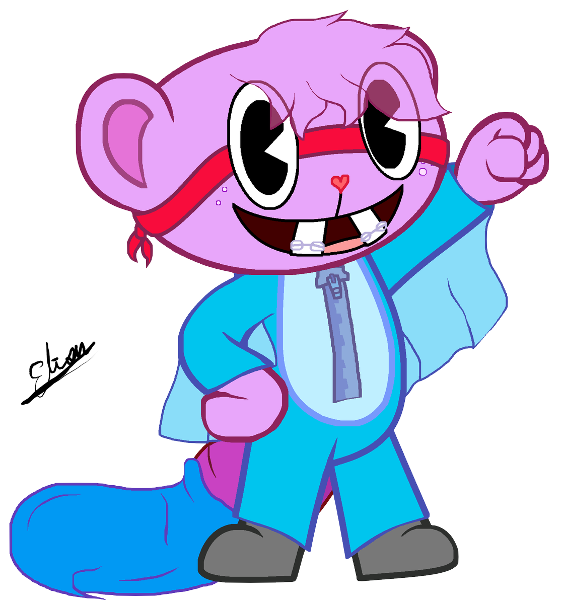 Elisacoto's tweet photo. Comisión para @jamesbuono 
Gracias por tu compra en serio 😉😊
Si quieren una comisión así, pueden comentar o enviar un mensaje sin problema 😁😁
#commisionart #HTF #happytreefriends #ElisaCoto #commisionsopen #Toothy #HTFToothy #HTFcommision https://t.co/ruJzXyC7EA