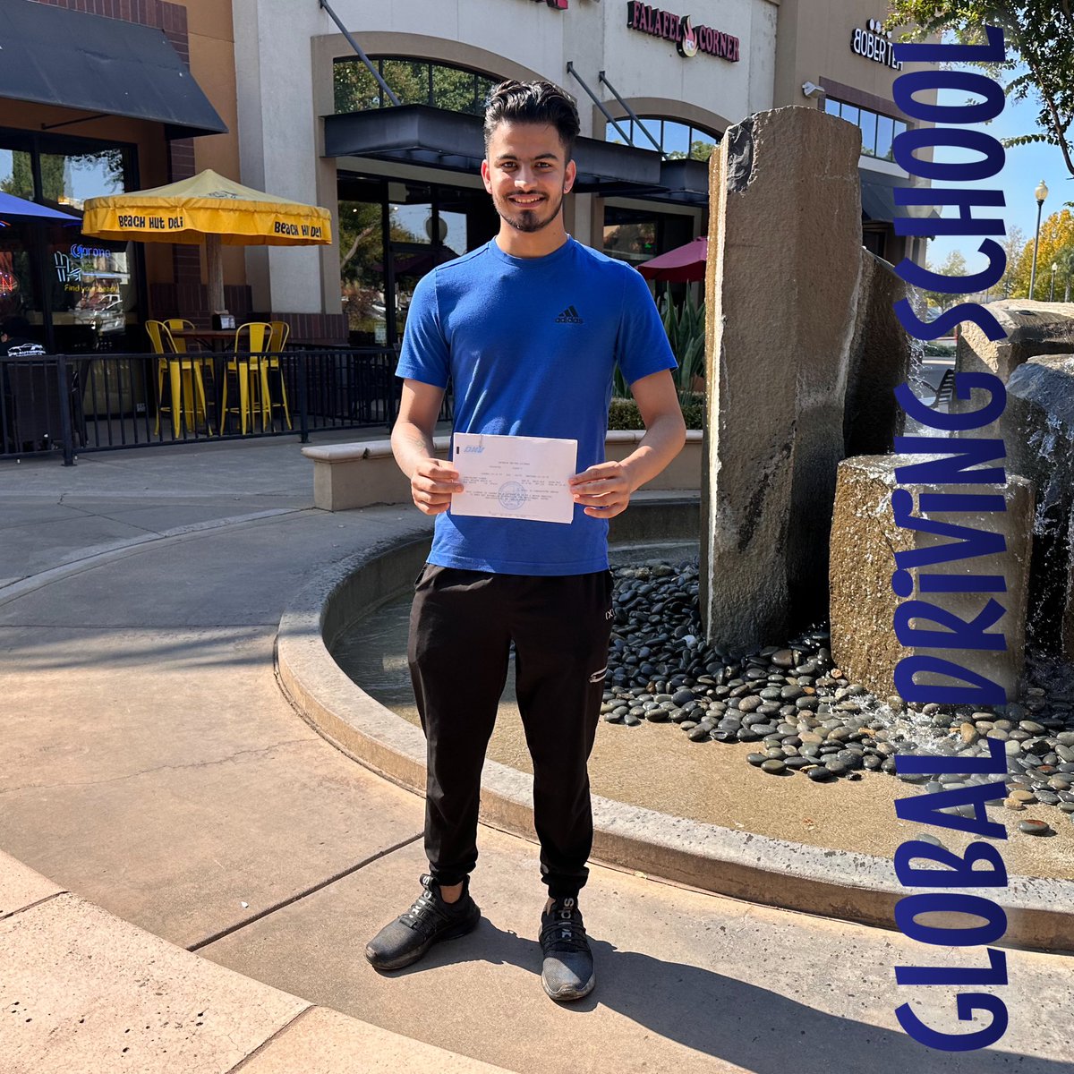 GlobalDriving's tweet photo. #GlobalDrivingSchool congrats Janish! Licensed and ready to be on his own. https://t.co/dFEu02VIzP