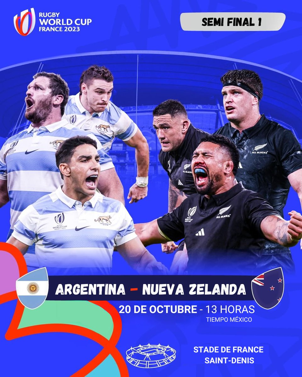 NZinMexico's tweet photo. Nuestros @AllBlacks calificaron a semifinales en la Copa Mundial de Rugby contra Argentina, ¡no te pierdas el juego este viernes 20 de octubre 🏉
#GoAllBlacks #AllBlacks #RWC23 https://t.co/oJdX08VHdr
