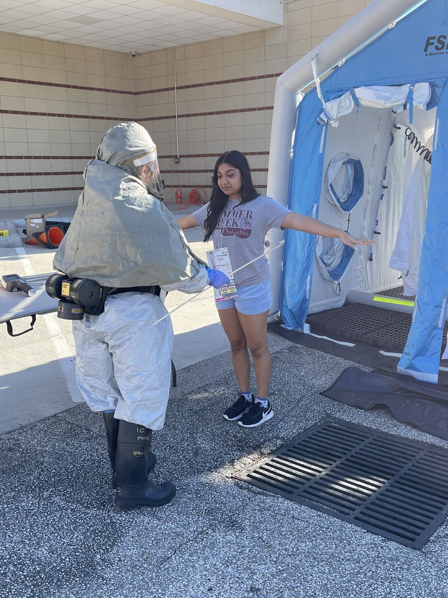Thank you <a href="/memorialhermann/">Memorial Hermann</a> for having our students participate in your decon drill today! You provide invaluable lessons and real life learning experiences to our students! We can’t thank you enough! <a href="/HumbleISD_SCHS/">Summer Creek High</a> <a href="/HumbleISD/">Humble ISD</a> <a href="/ElizabethFagen/">Liz Celania-Fagen</a>