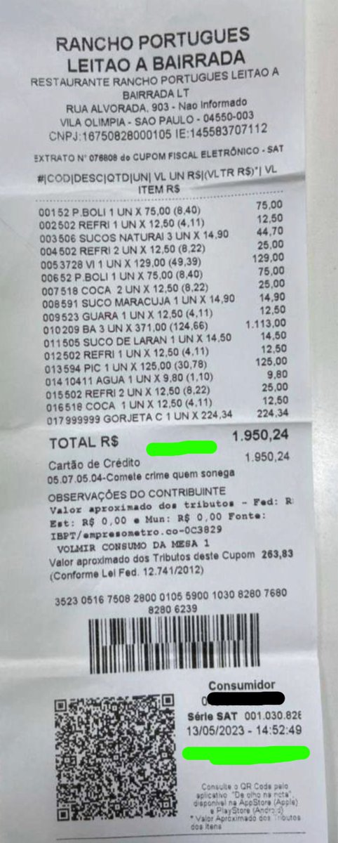pesquisas_elige's tweet photo. 🚨BOMBA ATÔMICA: O Senador Marcos Pontes (PL-SP), com dinheiro público, gastou R$ 2 mil em um único almoço em um restaurante português em São Paulo. ASTRONAUTA, A SUA CASA CAIU!🚀🇧🇷👍

🗞️@destoandodireit e @DoutorPandego. Sigam @destoandodireit e @DoutorPandego! https://t.co/O8yzD3FscP