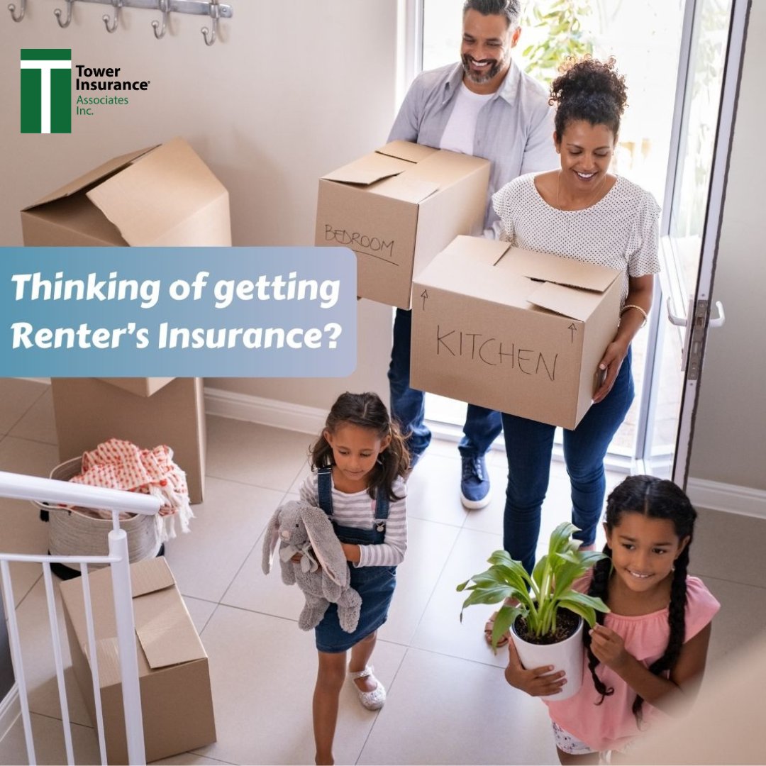 Tower90230's tweet image. Thinking of getting Renter's Insurance?

Protect your personal belongings with Renter's Insurance! From unexpected accidents to theft, it's your safety net. Don't wait until it's too late. Contact us to safeguard your home sweet home!

#RentersInsurance #TeamTower #TowerInsurance