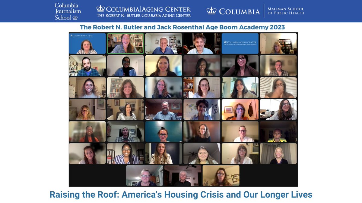 Housing crisis, meet longevity. #AgeBoomAcademy2023 kicks off with a meet-and-greet with the 2023 cohort of journalist fellows. Congratulations and Welcome! #housingequity #aging #housingforall ageboom.columbia.edu