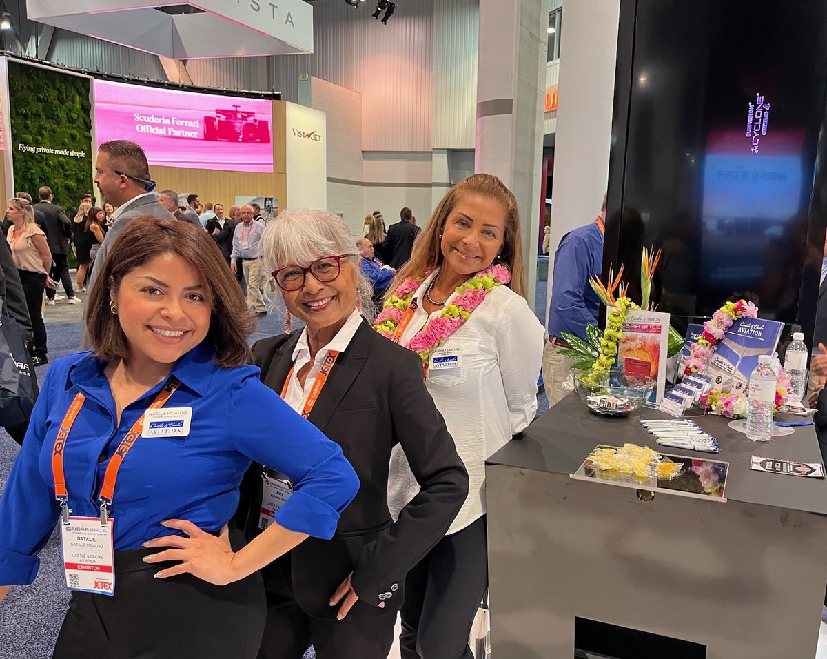 Come visit us at NBAA BACE booth N4702 #PHNL #KVNY~ Aloha!