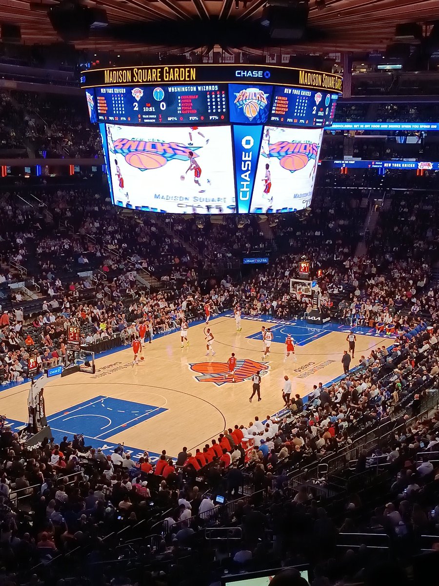 Textonality's tweet image. So many games watched from my laptop.

Live NBA at the Madison Square Garden.