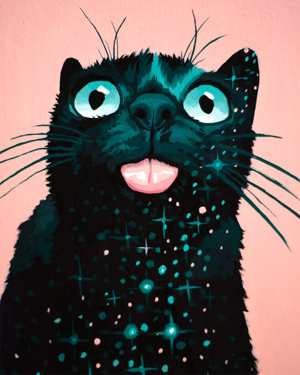 RobinGoodDesign's tweet photo. #peachtober Has been a struggle so far, but I hope to still get a few pieces done this month!

Day 2: Cosmos - what I imagine cats see after a good dose of catnip. ✨

5 x 7" Original gouache painting on watercolour paper. https://t.co/KUwv9leMk0