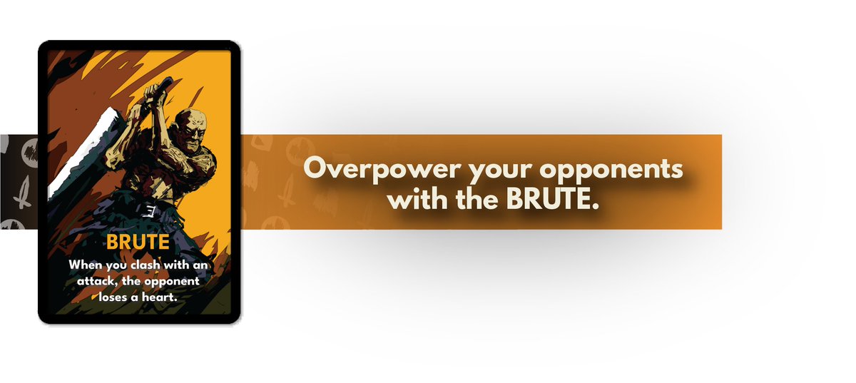 Happy_Slaying's tweet image. Today's PUNISH Slayer Card reveal is 𝑇ℎ𝑒 𝐵𝑟𝑢𝑡𝑒. 

A huge advantage to aggressive styles, The Brute discourages your opponent from attacking and keeps you in the driver's seat. See past reveals and order the game at: kickstarter.com/projects/happy…