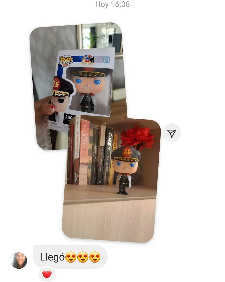 BazarPatriota's tweet image. Cliente feliz nos envía la foto de su Facho Pop de Pinochet. 

Info y reservas x msje

Envío a todo Chile 

#bazarpatriota #clientefeliz #fachospop #fachospopbazarbatriota #sinfiltros #feito #EstallidoSocial #18DeOctubre #18O #18Oct #berizzo #bielsa #ContigoCHV #tudia13 hace 4