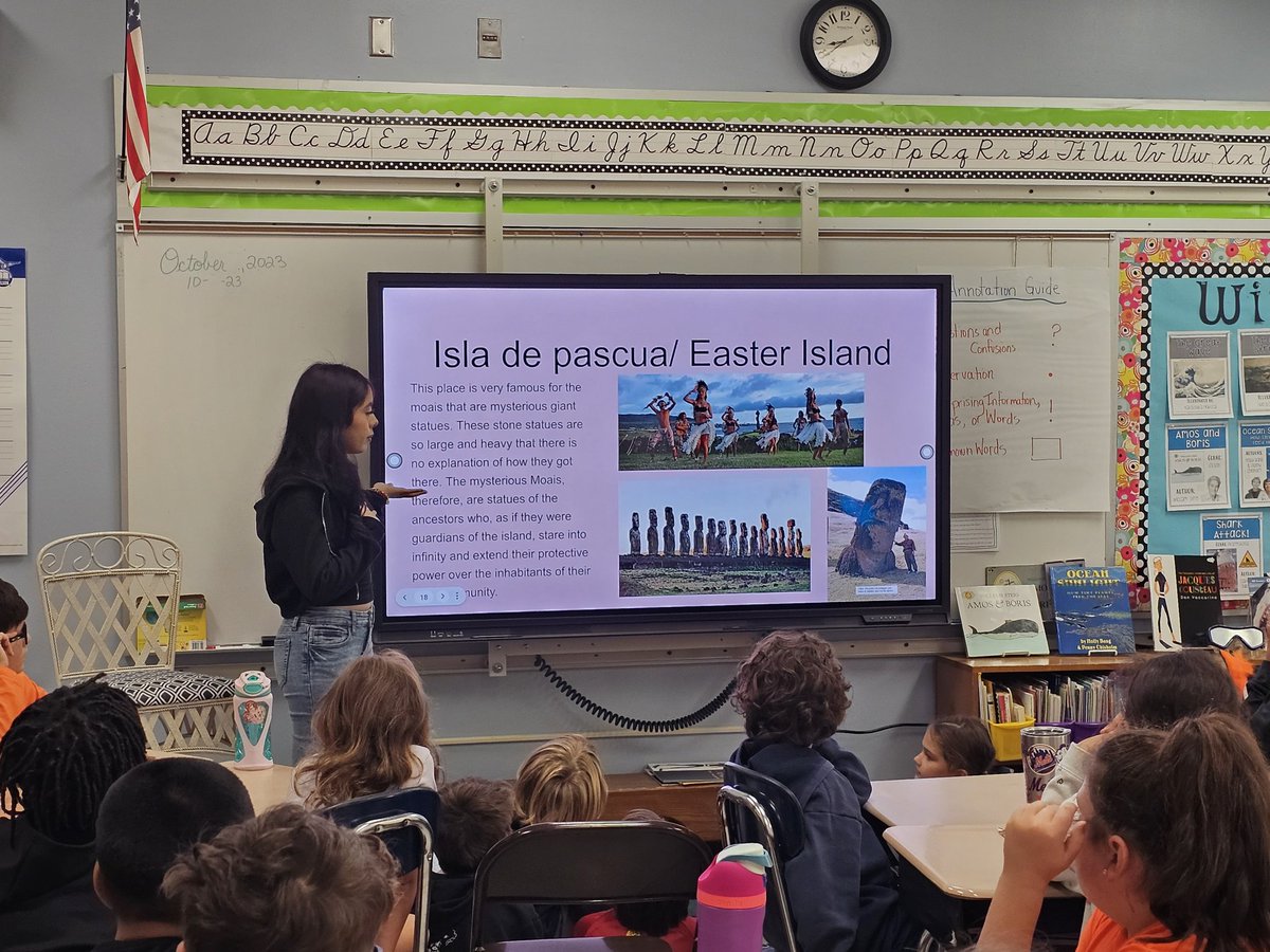Our third graders loved learning about the Hispanic Culture from some of Ashley High School's ESL students. Thank you to these students for sharing with us! <a href="/chawkfan91/">JB Kilpatrick</a> <a href="/NewHanoverCoSch/">New Hanover County Schools</a> <a href="/MrsRossersClass/">Jennifer Rosser</a>