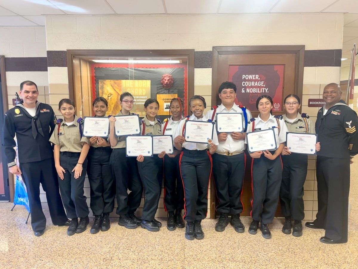 LAForestOak's tweet photo. Congratulations to our Junior Cadet Corps (JCC) who received a promotion today! Special thank you to Superintendent @amramsey13 and JROTC Director LTC Crossley for honoring our students at their pinning ceremony! #leadwithLAN #allinwithLAN #allinwithLAFO https://t.co/gzE8j2vg35