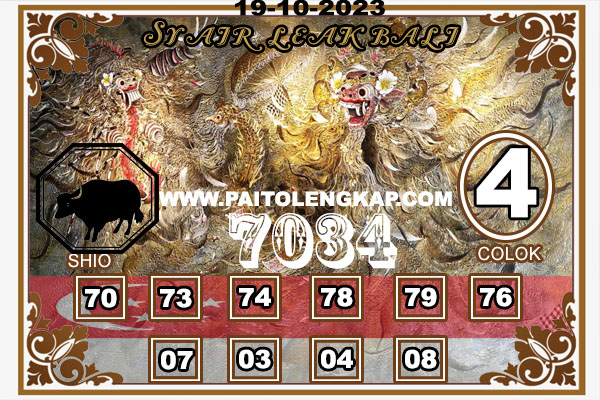 DaftarPAS4D's tweet photo. AAngka Main Singaporepools 19 Oktober 2023
Angka Main : 7980
2D: 79*78*70*97*98*90*87
3D: 798*790*789*780*709*708*978
SHIO : AYAM & MONYET
CB: 9 & 0
Tutup: 17:30 WIB & Result 17:40 WIB
#syairsgp #syairpas4d #angkamainsgp #daftarpas4d #angkamainssgp #linkpas4d #loginpas4d #pas4d https://t.co/OSG5FeTkKj