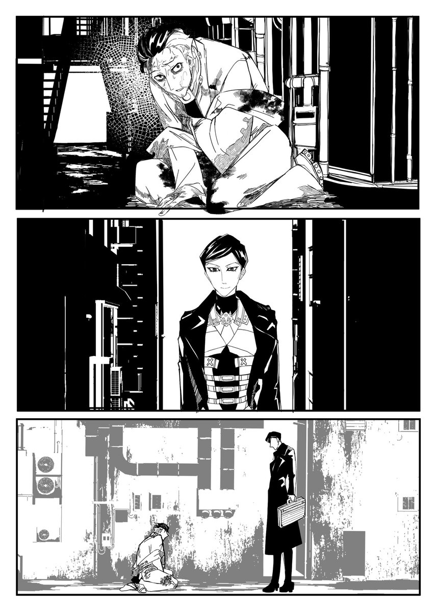 【途中絵】新シーズンが始まってるけど、ニューロさんとシェイドさんの漫画を描いていきたい 