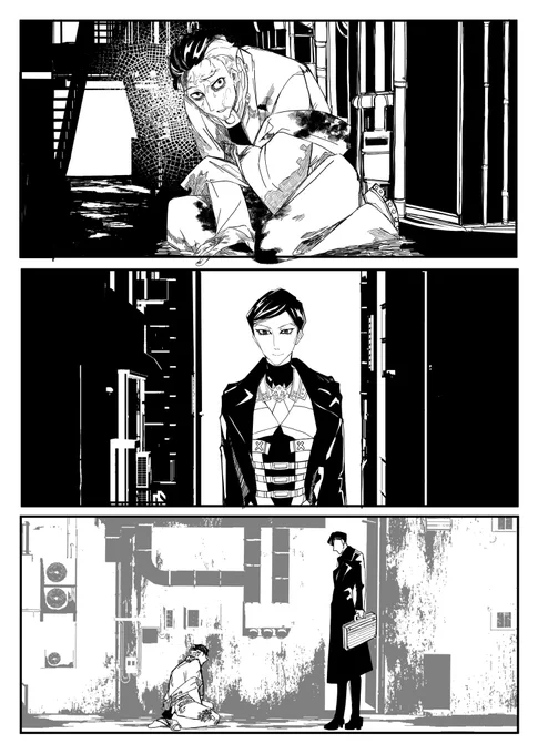 【途中絵】新シーズンが始まってるけど、ニューロさんとシェイドさんの漫画を描いていきたい 