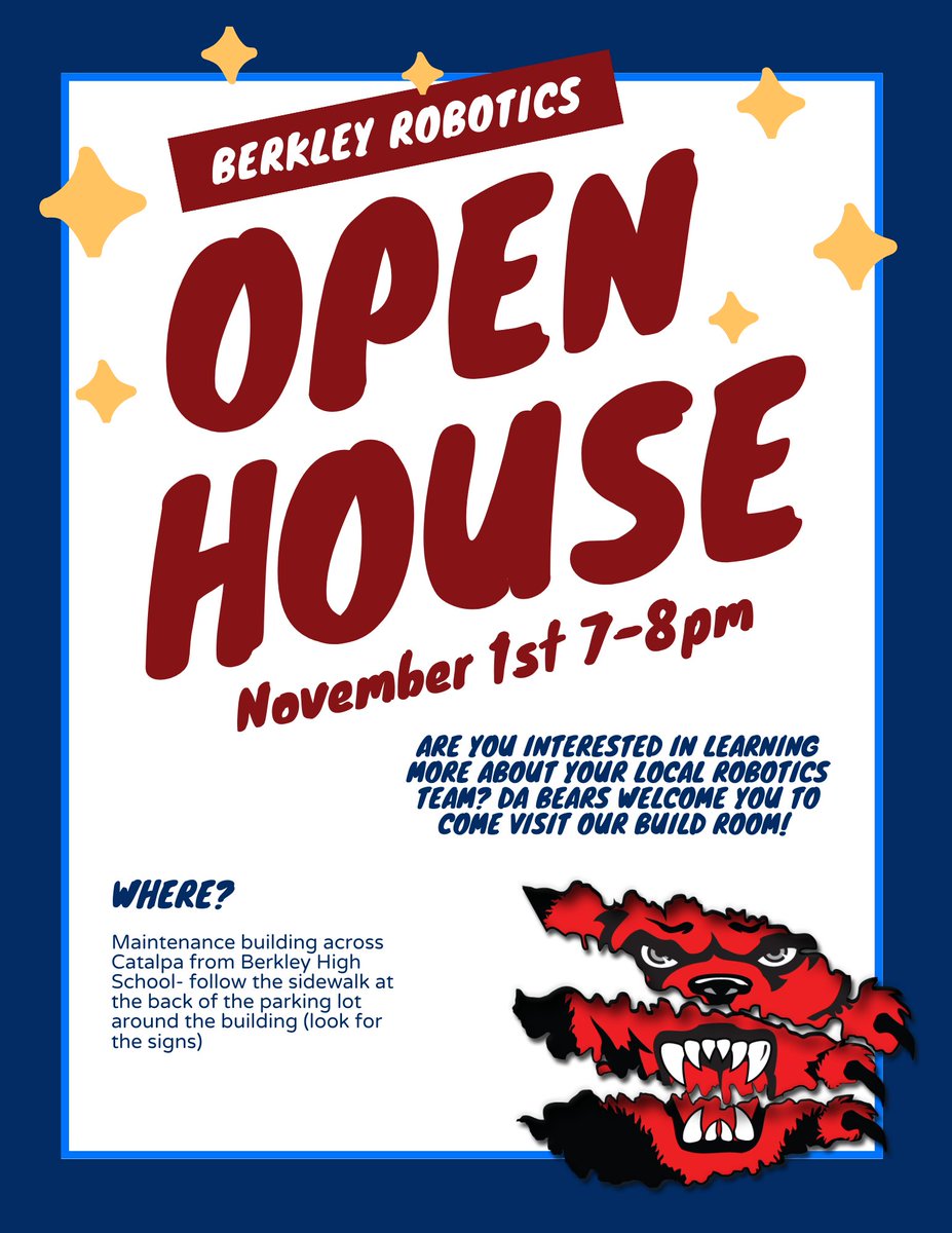 247_DaBears's tweet photo. Hello! Team 247 is hosting an open house on Novermber 1st from 7-8 pm. Come see our Bear Den one last time before Da Bears get a new one! https://t.co/dVobww3Fx1