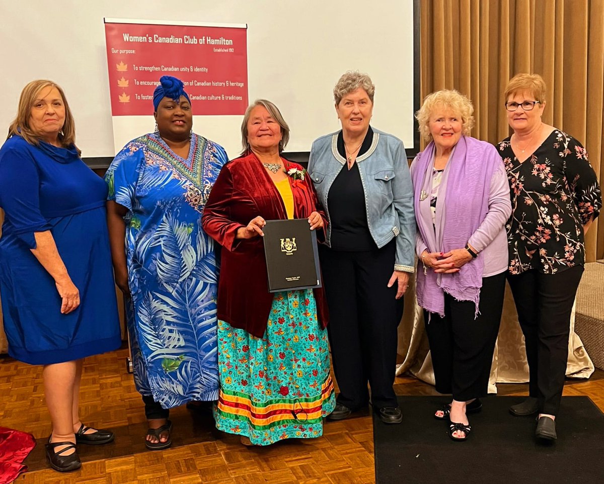 wccofhamilton's tweet photo. The 2023 recipient of Women’s Canadian Club of #HamOnt - Woman of Spirit Award is Wilamina McGrimmond.
Official photos by Shelly Cameron photography will be published soon via https://t.co/qQs88QlyOe https://t.co/UIFqmQbvrx