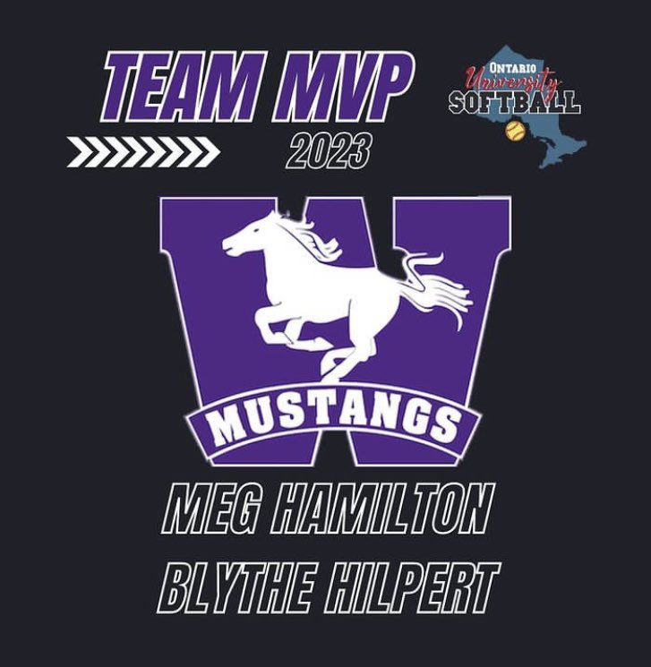 Congratulations to our 2023 OUS Team MVPs, Blythe Hilpert & Meg Hamilton. @WesternMustangs #RunWithUs