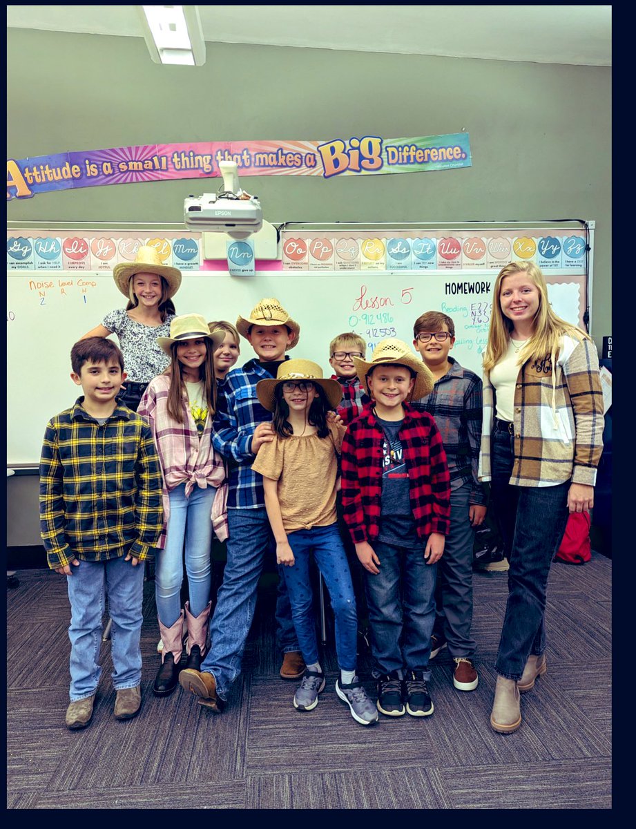 Spirit Week Day 3 — Western Wednesday! #efproud #warriorpride
