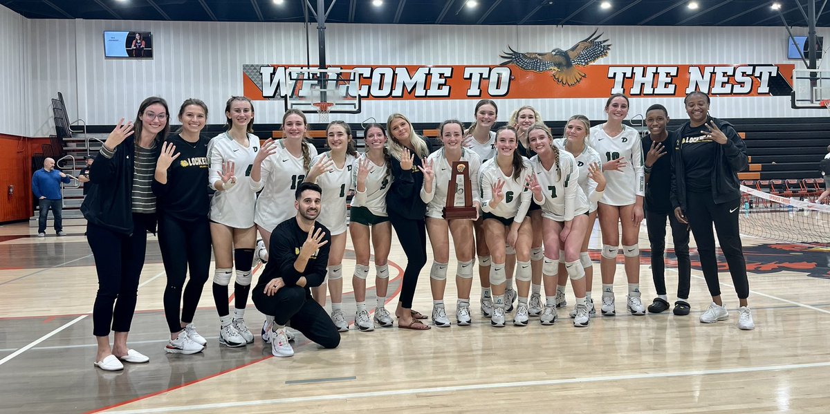 Congratulations to our <a href="/dhsvolleyball_/">DeLand Volleyball</a> and Coach Rhea Simon on winning the fourth district championship in a row