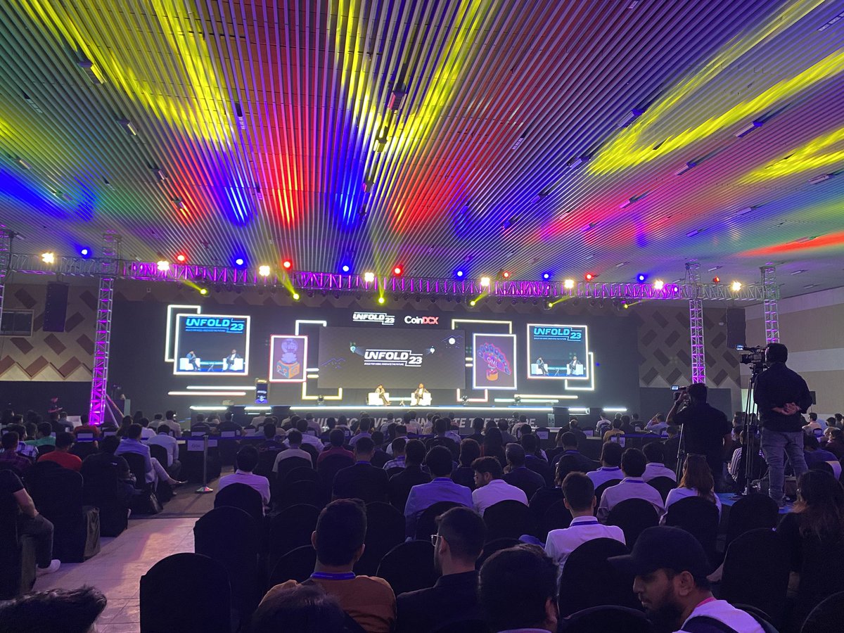 kranirudha's tweet image. Who’s at #Coindcx #Unfold2023 👋🏼