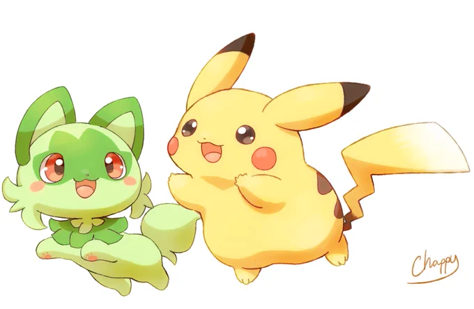 ニャオハ&ピカチュウ
